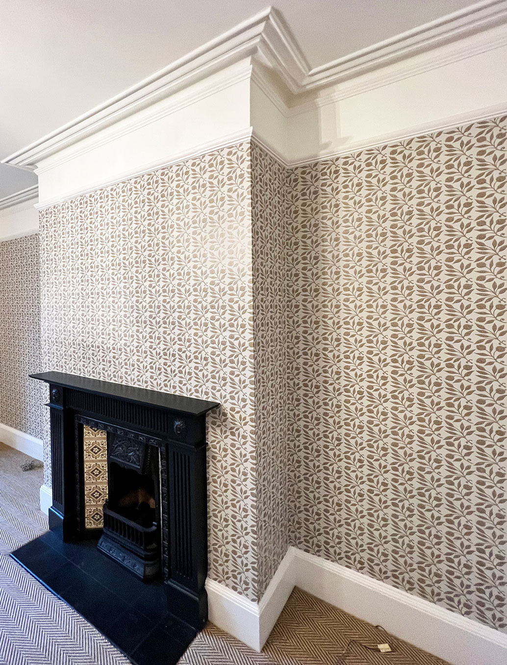 Specialist Wallpaper and Fireplace