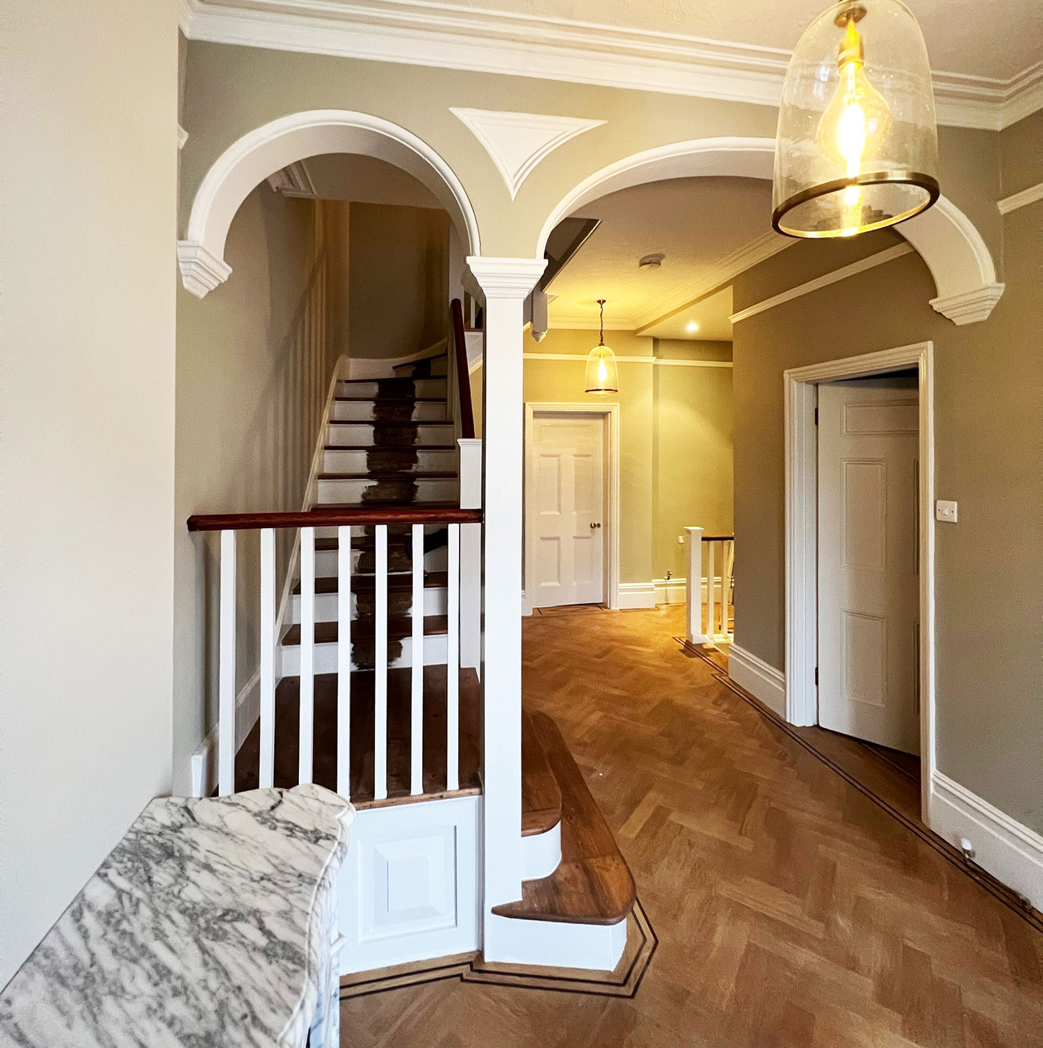 Decorated Hallway